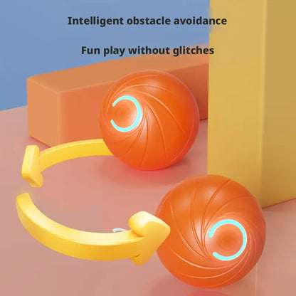 Automatic Interactive Dog Toy Ball, Rechargeable Bouncing Dog Toy for Small Medium Dogs Self Play Bat Dragon Plush Chirping Flapping Bird Bite Resistant Inflatable Set Large Safe Water Bowl LED Light Food Indoor Training Ball Durable Chew