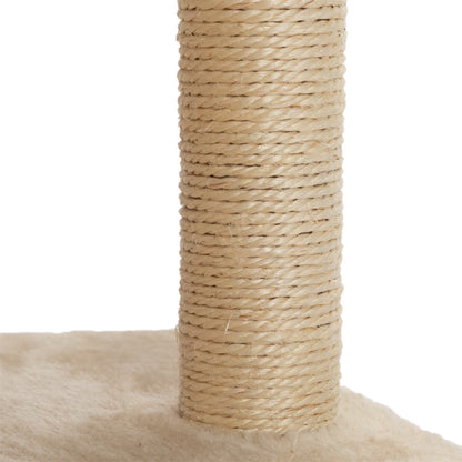Cat Wall Shelves and Perches Set, Cat Tower for Adult Cats Mounted Cat Tree House for Indoor Cats Modern Furniture for Cat Sleeping Playing Lounging Climbing Cat Tree for Large, Beige