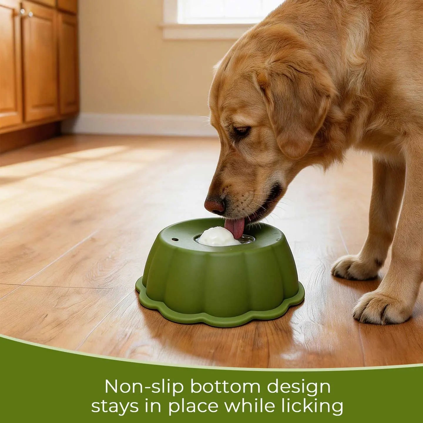 BOMUU Multi Purpose Dog Bowl,Dog Liquid Slow Feeder,Lick Bowl with Ball ,Oral Hygiene & Tongue Cleaning,No Mess Liquid Treat Enrichment Bowl for Dogs