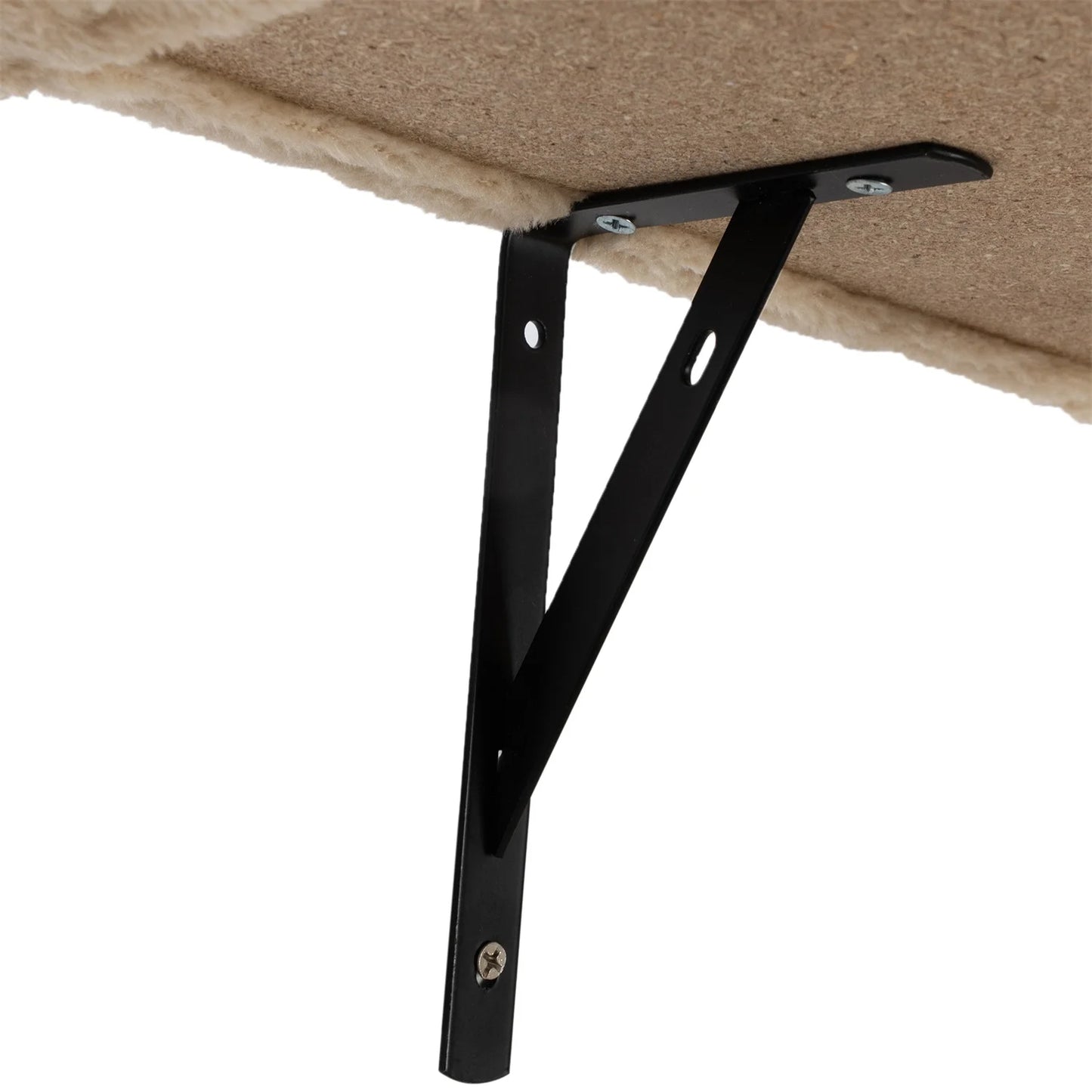 Cat Wall Shelves and Perches Set, Cat Tower for Adult Cats Mounted Cat Tree House for Indoor Cats Modern Furniture for Cat Sleeping Playing Lounging Climbing Cat Tree for Large, Beige