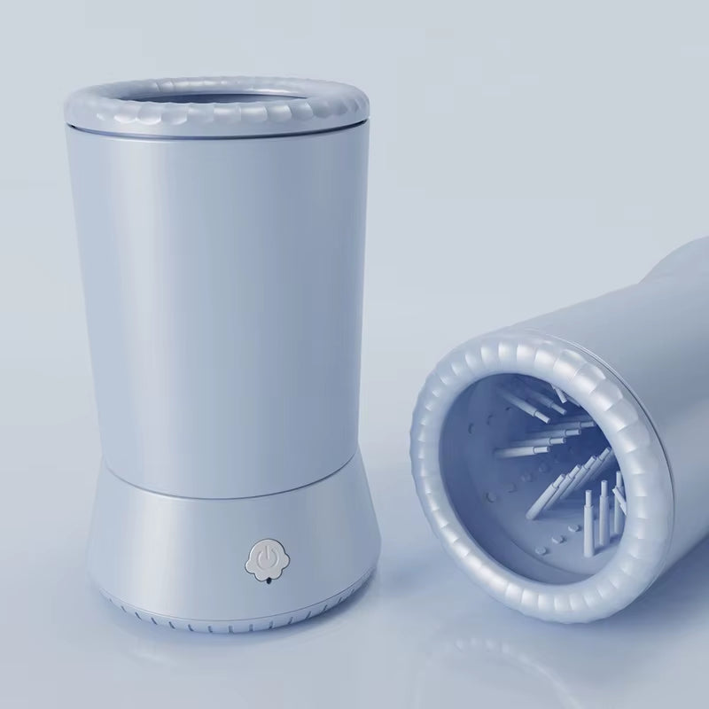 Electric Pet Paw Washer Cup Portable Dog Paw Cleaner Portable Foot Washer Cup Comfortable Foot Cleaning Machine Dog Brushes For