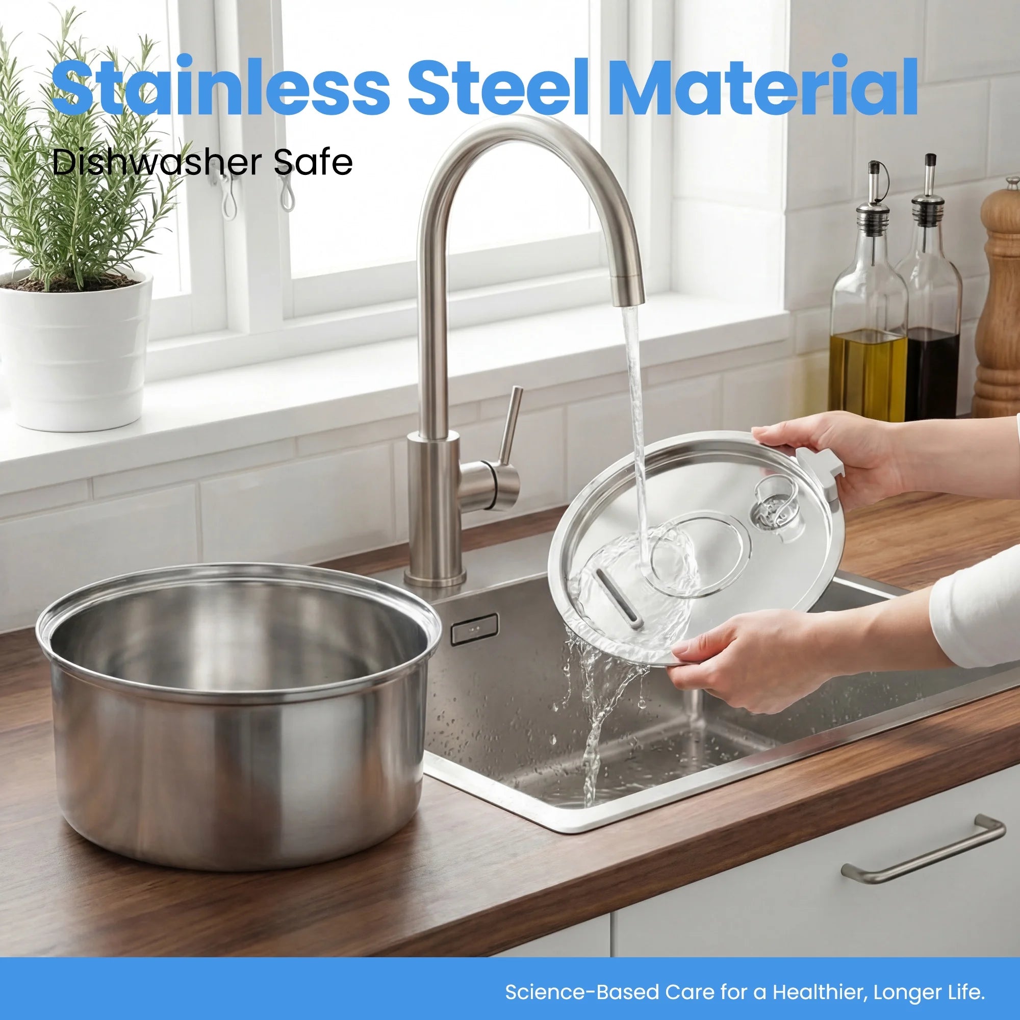 108Oz/3.2L Stainless Steel Cat Water Fountain with 3 Filters, Dishwasher Safe Automatic Pet Fountain for Dogs & Cats, Ultra-Quiet Pet Water Fountain for Multi-Pet Homes, Cat Fountains Indoor